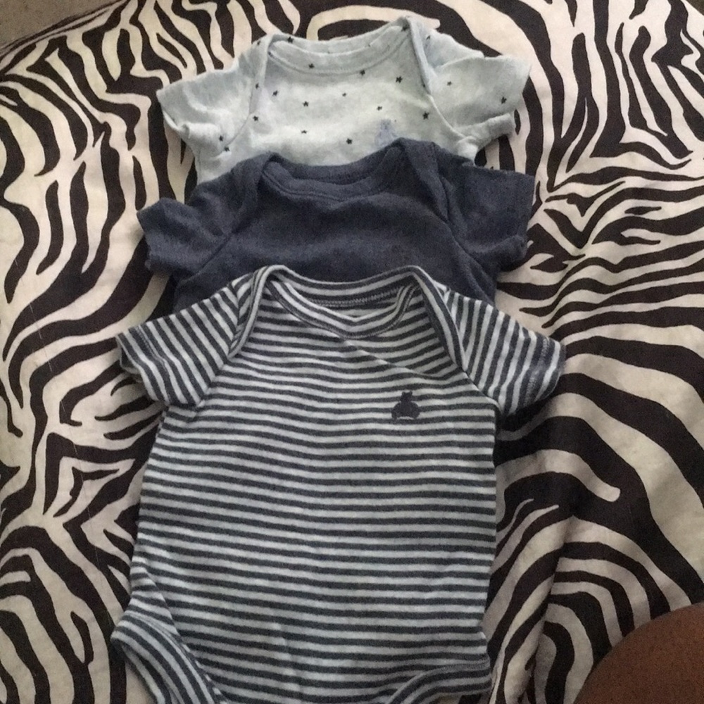 3 new bore. Onesies